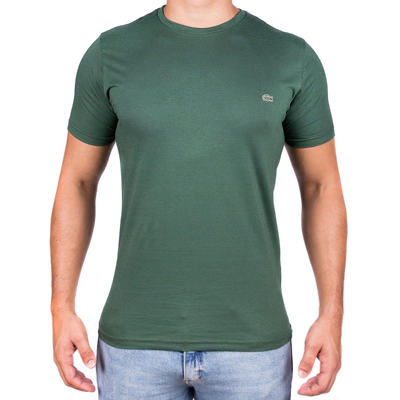 Camiseta Masculina- Lac Croco* Verde