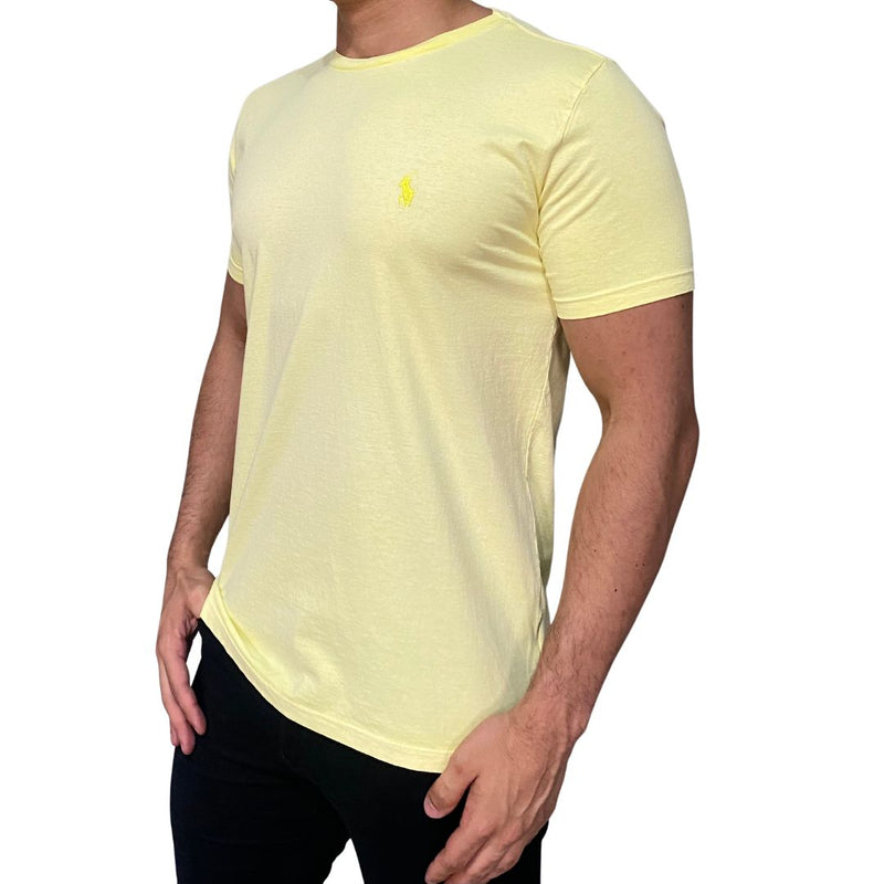 Camiseta Masculina - Polo RL Amarela